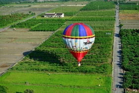 自由飛行的熱氣球空拍~攝影高手賴南光先生(暱名lainan)大方分享照片